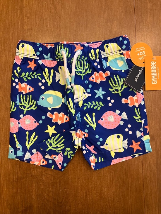 Gymboree Other - Gymboree Blue Tropical Fish Swim Trunks for 2T Boy
